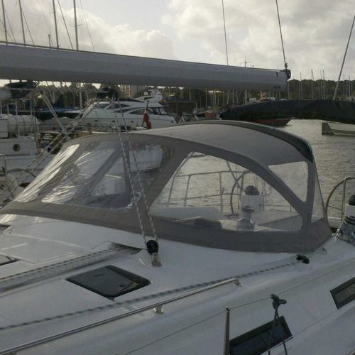 Capota de roof para velero - Bavaria 40 - KAPELL ANNAT - para caseta del timón / con estructura de acero inoxidable / gris