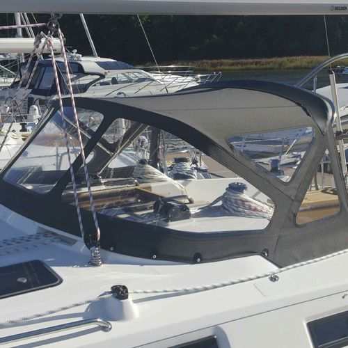 Capota de roof para velero - Bavaria 41 - KAPELL ANNAT - para caseta del timón / con estructura de acero inoxidable / negra