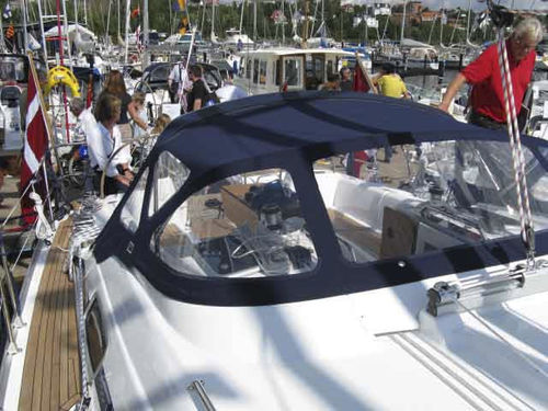Capota de roof para velero - Bavaria 43 - KAPELL ANNAT - para caseta del timón / con estructura de acero inoxidable / negra