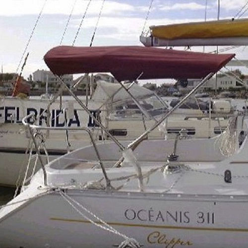 Bimini top para barco - Oceanis 311 - KAPELL ANNAT - para caseta del timón / rojo