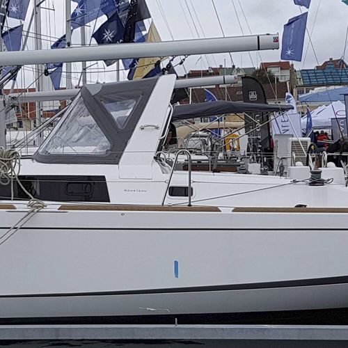 Capota de roof para velero - Oceanis 38 - KAPELL ANNAT - para caseta del timón / con estructura de acero inoxidable / gris
