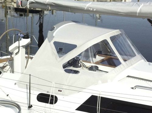 Capota de roof para velero - 325  - KAPELL ANNAT - para caseta del timón / con estructura de acero inoxidable / blanca