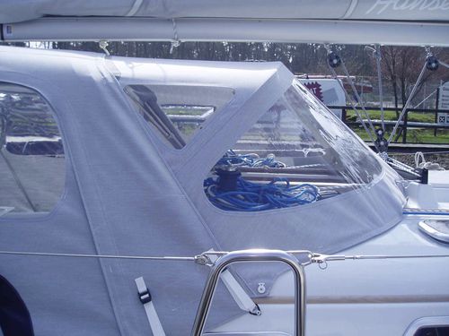 Capota de roof para velero - 342 - KAPELL ANNAT - para caseta del timón / con estructura de acero inoxidable / blanca