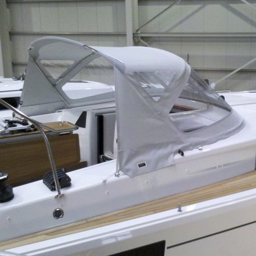 Capota de roof para velero - 385  - KAPELL ANNAT - para caseta del timón / con estructura de acero inoxidable / blanca