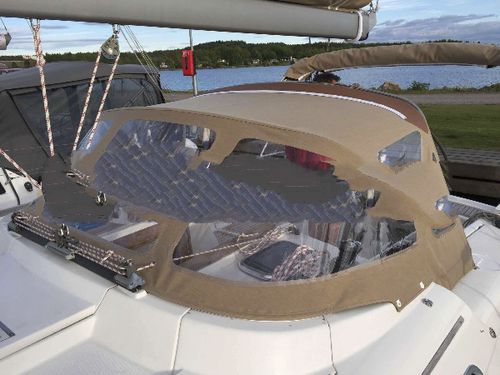 Capota de roof para velero - 388  - KAPELL ANNAT - para caseta del timón / con estructura de acero inoxidable / marrón