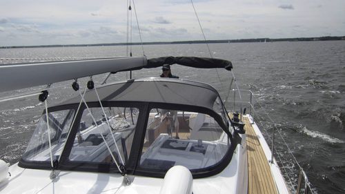 Capota de roof para velero - 415  - KAPELL ANNAT - para caseta del timón / con estructura de acero inoxidable / negra