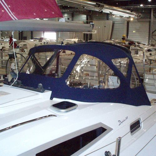 Capota de roof para velero - Delphia 33 - KAPELL ANNAT - para caseta del timón / con estructura de acero inoxidable / azul