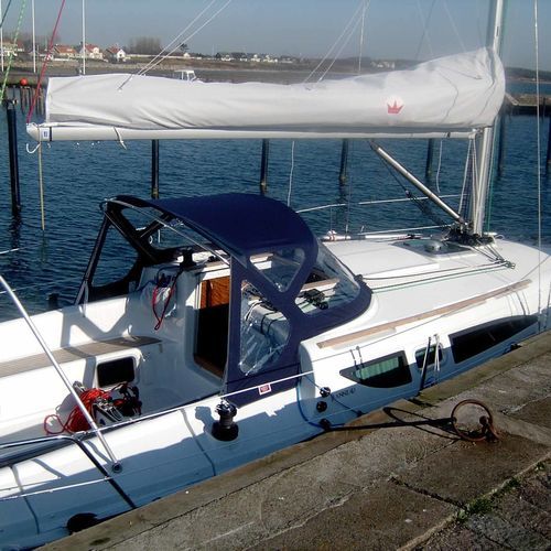 Capota de roof para velero - Sun Odyssey 32 - KAPELL ANNAT - para caseta del timón / con estructura de acero inoxidable / azul