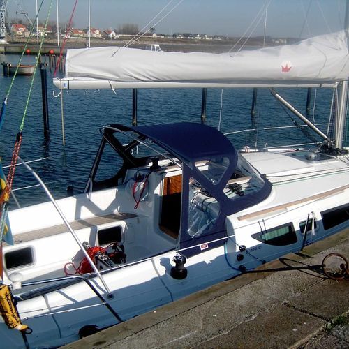 Capota de roof para velero - Sun Fast 32i - KAPELL ANNAT - para caseta del timón / con estructura de acero inoxidable / azul