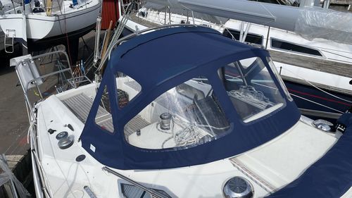 Capota de roof para velero - Maxi 909 - KAPELL ANNAT - para caseta del timón / con estructura de acero inoxidable / azul