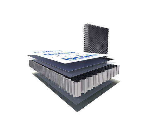 Panel sándwich para tabique de buque - larcore® - Alucoil SAU - para techo de buque / para protección contra incendio / para suelo de buque
