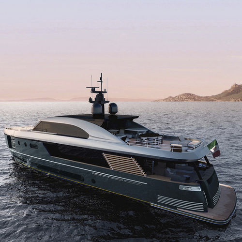 Yate a motor de crucero - MAGELLANO 30M - Azimut - con hard-top / V-drive / con 5 camarotes