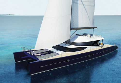 Superyate de vela de lujo catamarán - BLUE COAST 101 - Catamaris - de crucero oceánico / clásico / con 6 camarotes