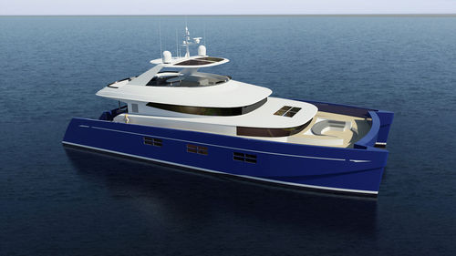 Yate a motor catamarán a motor - BLUE COAST 80’ POWER - Catamaris - de crucero oceánico / de alta eficacia / convertible