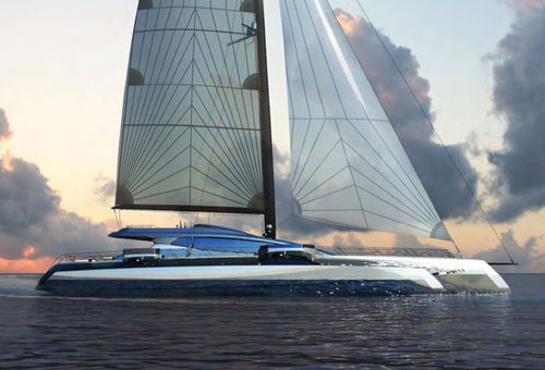 Superyate de vela de lujo trimarán - BLUE COAST 160 - Catamaris - de crucero rápido / de crucero oceánico / de regata y crucero