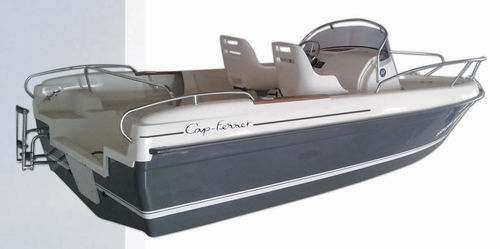 Day-cruiser intraborda - Cap-Ferret 472 - B2 marine - open / con consola central / con camarote