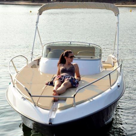 Day-cruiser fueraborda - Cap-Ferret 672 - B2 marine - open / con consola central / 6 personas máx.