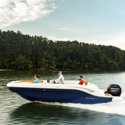 Deck-boat fueraborda - DX2000 - Bayliner - open / bow-rider / con consola lateral
