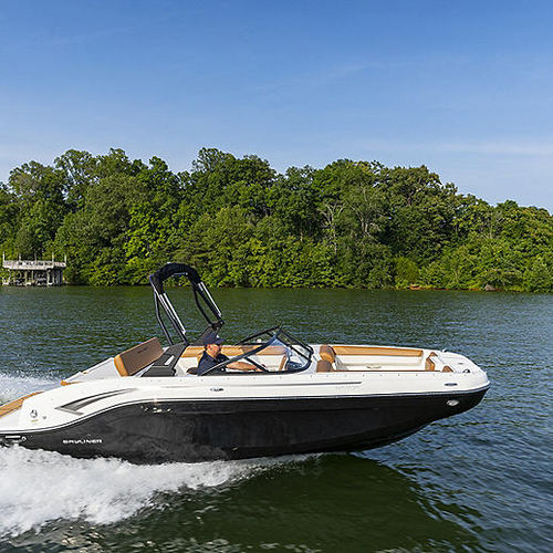 Deck-boat fueraborda - DX2050 - Bayliner - con doble consola / open / bow-rider