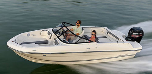 Runabout fueraborda - VR4 OB - Bayliner - con doble consola / bow-rider / open