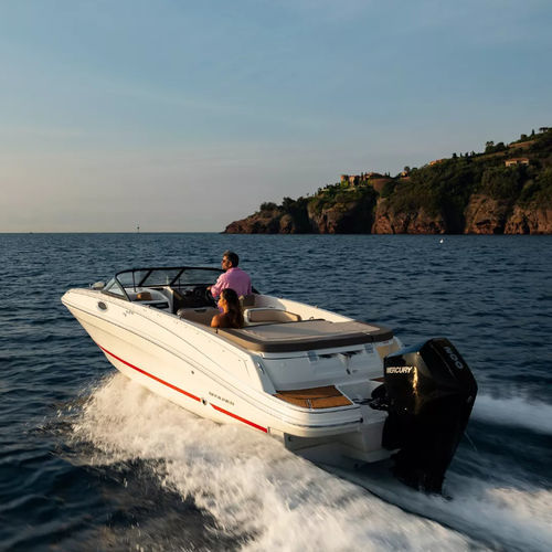 Runabout fueraborda - VR6 OB - Bayliner - con doble consola / bow-rider / open