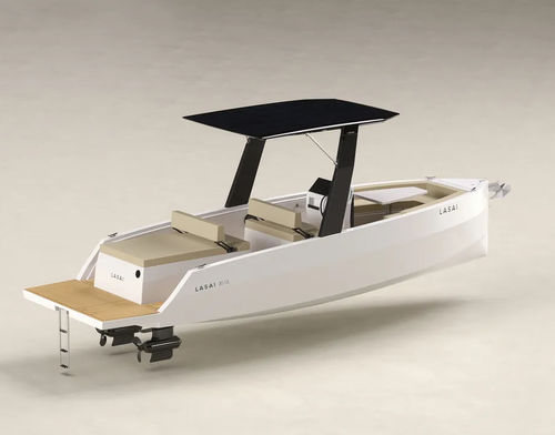 Barco open intraborda - LASAI 20 GL - LASAI - eléctrico / con consola central / 6 personas máx.