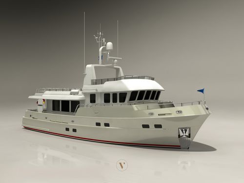 Yate a motor de crucero - 61′ - Altena Yachting - offshore / con fly / con caseta de timón