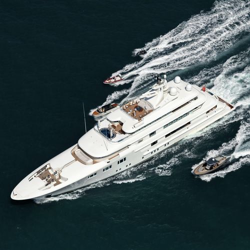 Megayate de crucero - LADY E - Amels - raised pilothouse / a medida / con cubierta de popa multifunción