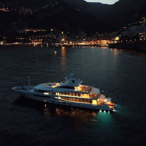 Megayate de crucero - VOLPINI 2 - Amels - raised pilothouse / híbrido / a medida