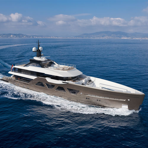 Megayate híbrido - COME TOGETHER - Amels - de crucero / raised pilothouse / con piscina