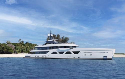 Megayate de crucero - KHALIDAH - Amels - raised pilothouse / híbrido