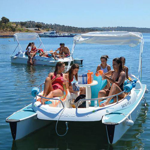 Barco open catamarán - OBIBOAT - WATT & BOAT - fueraborda / eléctrico / bimotor