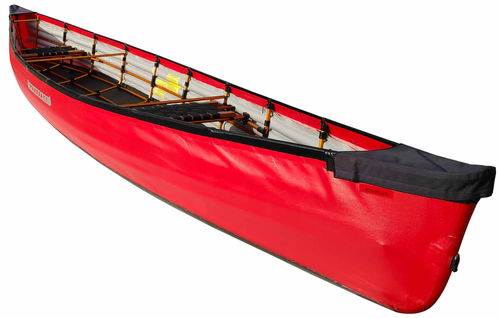 Canoa de pesca - PakCanoe 150 - Faltboot - para 2 personas / para adulto / roja