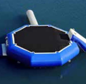 Juego acuático plataforma - VWG-003 - RPG s.r.l. - trampolín / isla / portería multideportes