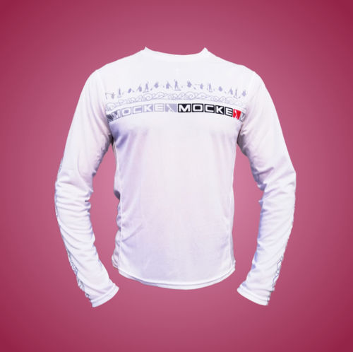 Camiseta de lycra de manga larga - LS FLY DRY WHITE - Mocke