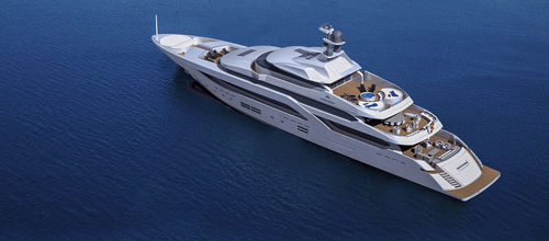 Megayate de crucero - 197  - Astondoa - raised pilothouse / con 7 camarotes / de acero