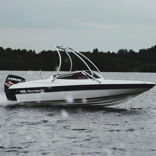Runabout fueraborda - 17 GTO - Fletcher Boats - con doble consola / bow-rider / open