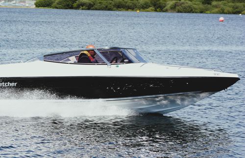 Runabout intraborda - 17 GTS - Fletcher Boats - con doble consola / bow-rider / open