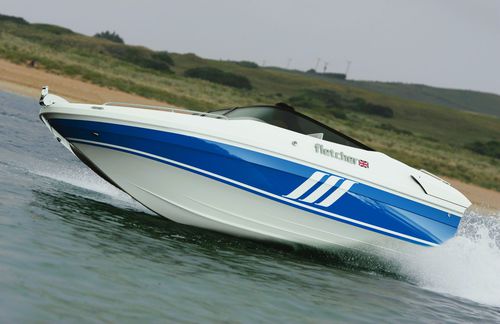 Runabout intraborda - 19 GTS - Fletcher Boats - con doble consola / bow-rider / open