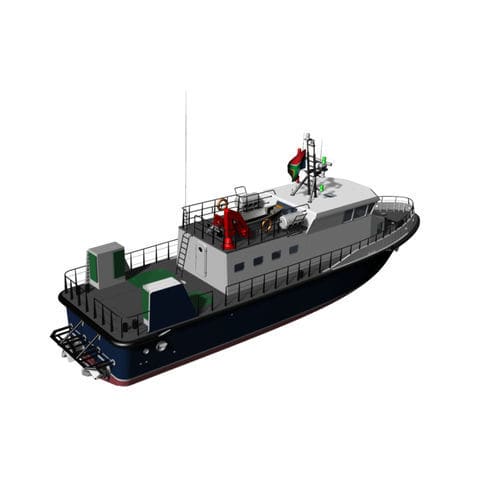 Barco profesional barco de vigilancia - Hurricane 24 - KND Naval Design - hidrojet intraborda / de aluminio / con casco rígido