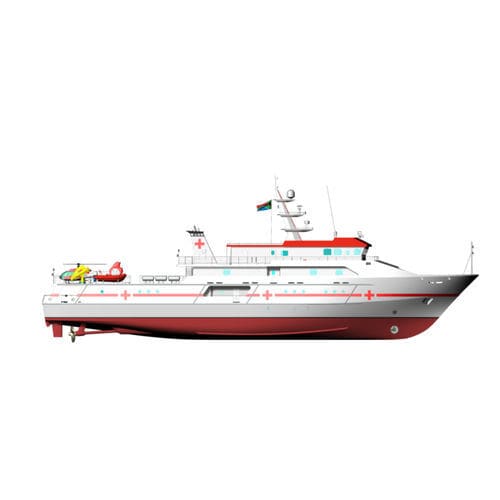 Buque de salvamento (SAR) hospital - Seasaver 59 - KND Naval Design - de aluminio