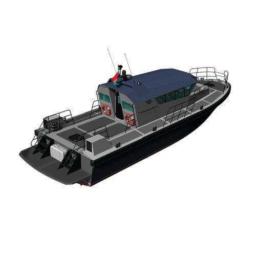 Barco profesional barco de vigilancia - SEAVIPER 21 - KND Naval Design - barco de salvamento / hidrojet intraborda / de aluminio