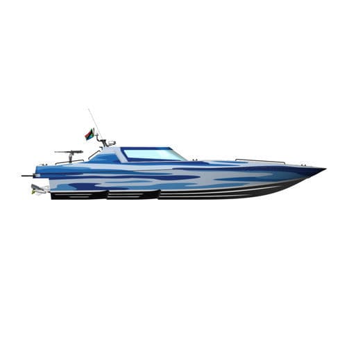 Barco profesional barco de vigilancia - SHADOWHAWK 18 - KND Naval Design - intraborda / de aluminio / con casco rígido