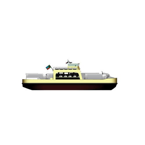 Ferri de pasajeros Ro-Ro - SHUTTLE 30 - KND Naval Design - catamarán / de acero