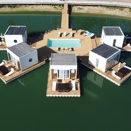 Plataforma para casa flotante - AQUA-MODULE - flotante / multifunción / para puerto deportivo