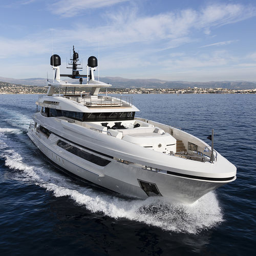 Megayate de crucero - ANDIAMO - Baglietto spa - raised pilothouse / con 7 camarotes / de acero
