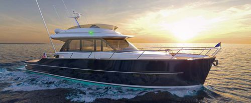 Yate a motor de pesca deportiva - 63 - Burger Boat Company - con fly / IPS / con 3 camarotes
