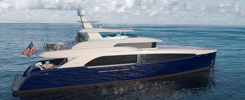 Superyate de crucero - 112' RPH - Burger Boat Company - raised pilothouse / con 4 camarotes / de desplazamiento