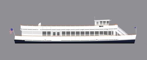 Ferri de pasajeros de crucero - LENA - Burger Boat Company - de acero / para excursión turística
