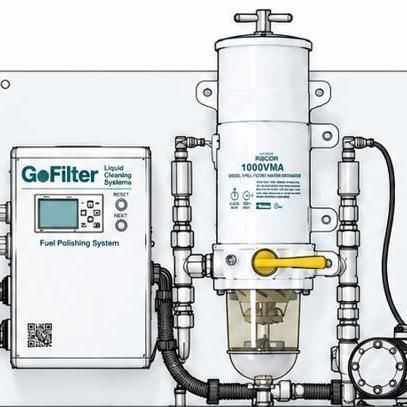 Sistema de pulido de carburante para diésel - GOF 1800 - GOFILTER D&S GMBH - para buque / automático